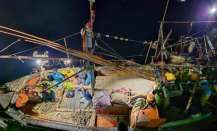 Indian Coast Guard Intercepts Pakistani Fishing Vessel in Arabian Sea; Investigation Underway